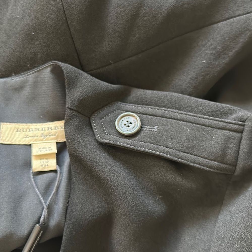 Burberry Scoop Neck A Line Dress Black Size 10 US - Picture 8 of 11